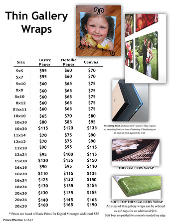 Thin Gallery Wraps